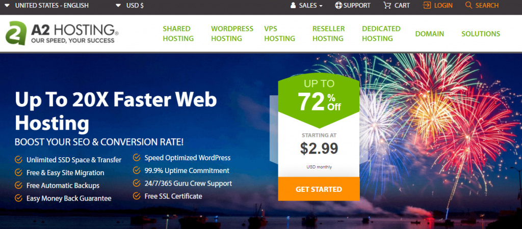 A2Hosting LiteSpeed Hosting 